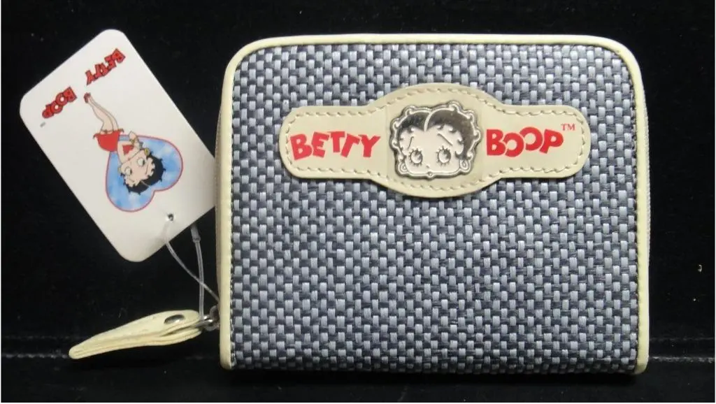 King Features Bb-2037 貝蒂·布普 藍色錢包 Fleischer Betty Boop Blue Color Purse (Pa-0) 1