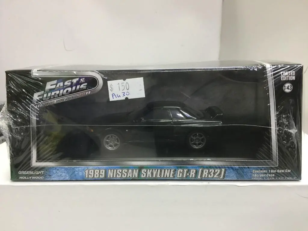 Greenlight 1/43 Fast & Furious 狂野時速 1989 Nissan Skyline Gt-R R32 86229 (02050) (Piu30) 1