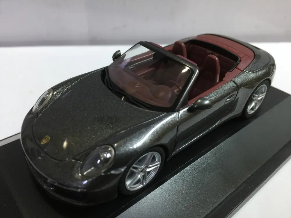 Herpa 1/43 Porsche 911 991 Carrera 4 Cabriolet Dunkelgrau Metallic Ckc36343 (Buy) 2