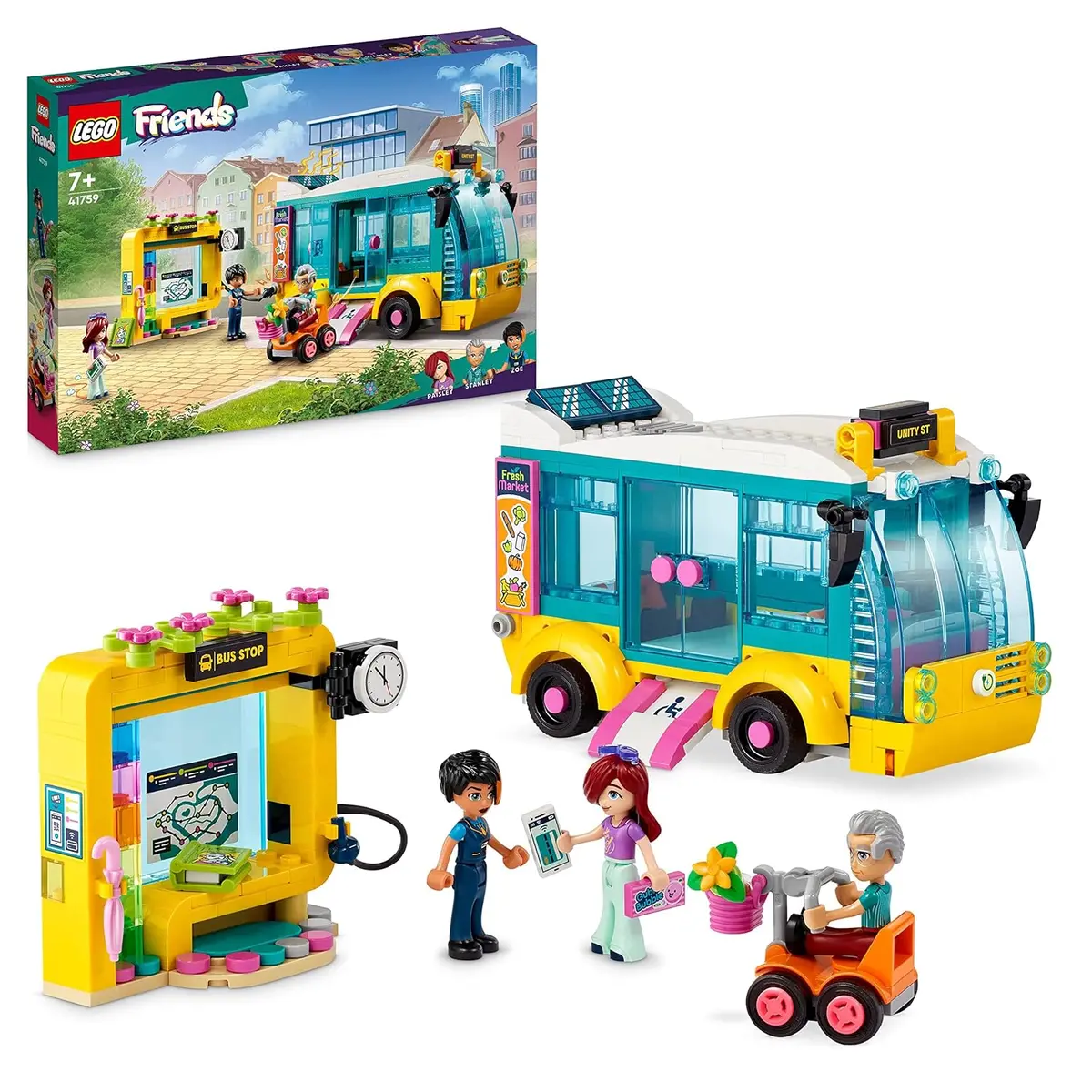 Lego Friends Heartlake City Bus Building Kit For Ages 7+ 1