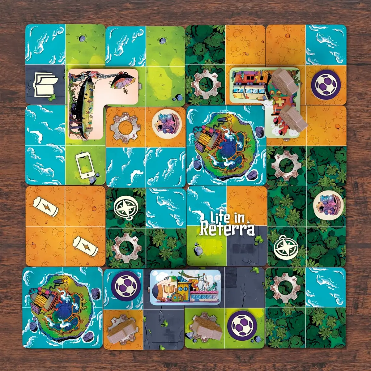 Hasbro Gaming Life In Reterra - A Community (Re) Building Strategy Board Game For Adults And Families For Ages 10+ 2