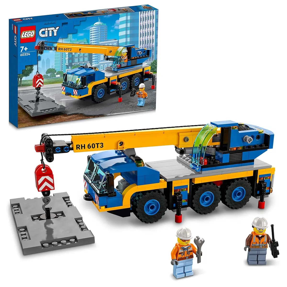 Lego City Mobile Crane Building Kit For Ages 7+ 1