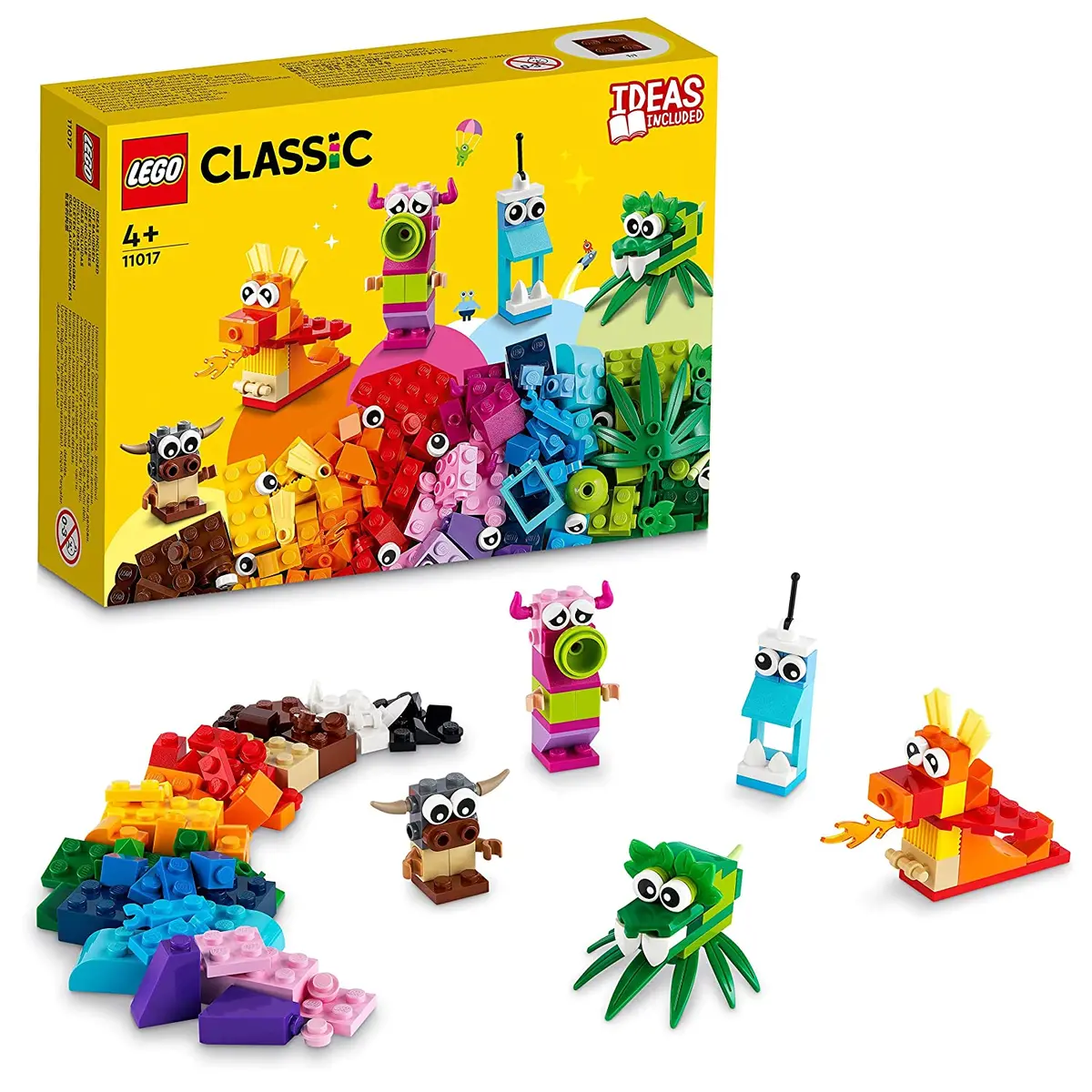 Lego Classic Creative Monsters With 5 Toy Figures Building Kit For Ages 4+ 1