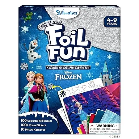 Skillmatics Art & Craft Activity - Foil Fun Disney Frozen, Mess-Free Art For Kids, Craft Kids 1