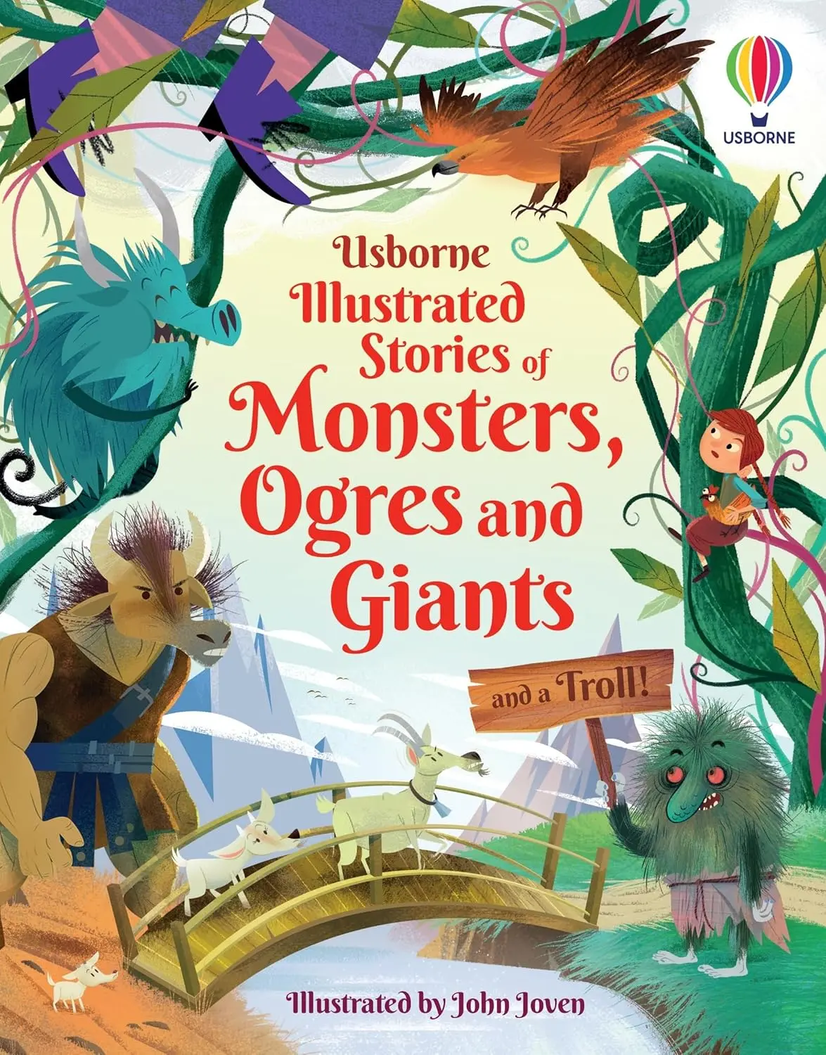 Illustrated Stories Of Monsters, Ogres, Giants (And A Troll) Story Book For Ages 7+ 1