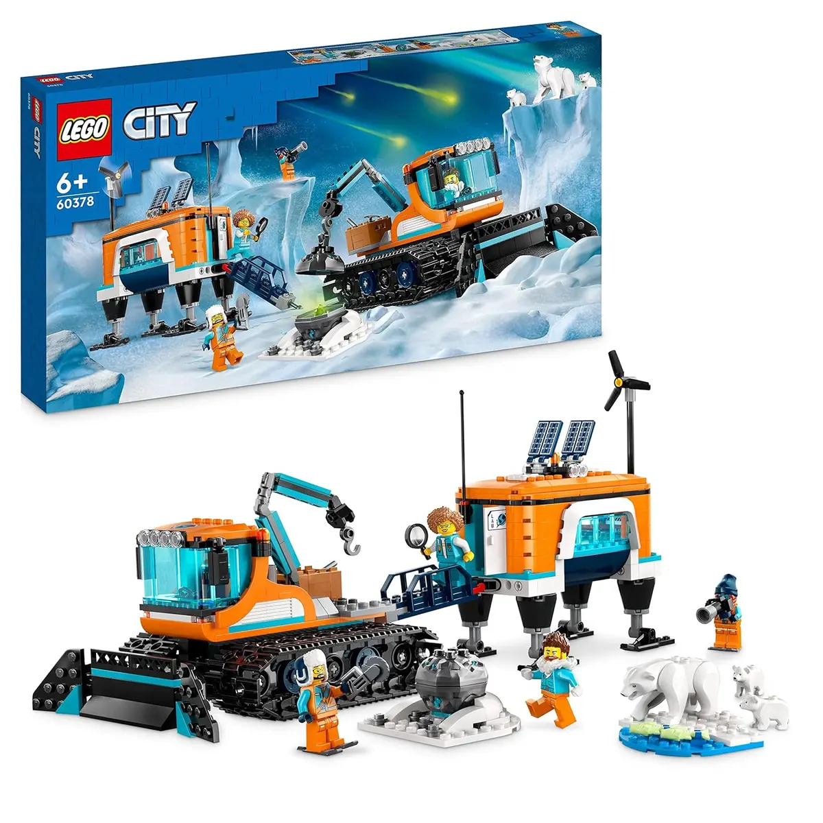 Lego City Arctic Explorer Truck And Mobile Lab Building Kit For Ages 6+ 1