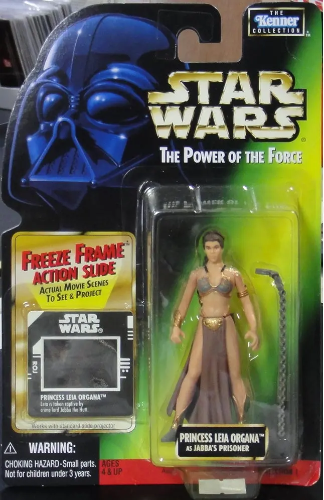 Kenner 星球大戰 Star Wars Power Of The Force Princess Leia Organa As Jabba's Prisoner Freeze Frame 69683 (Pa#0) 1