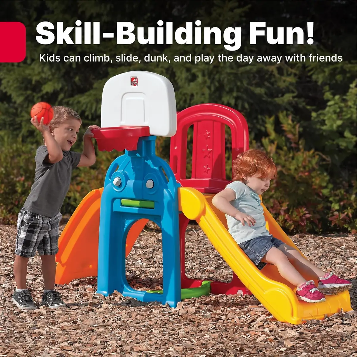 Step2 Game Time Sports Climber And Slide For Kids 2