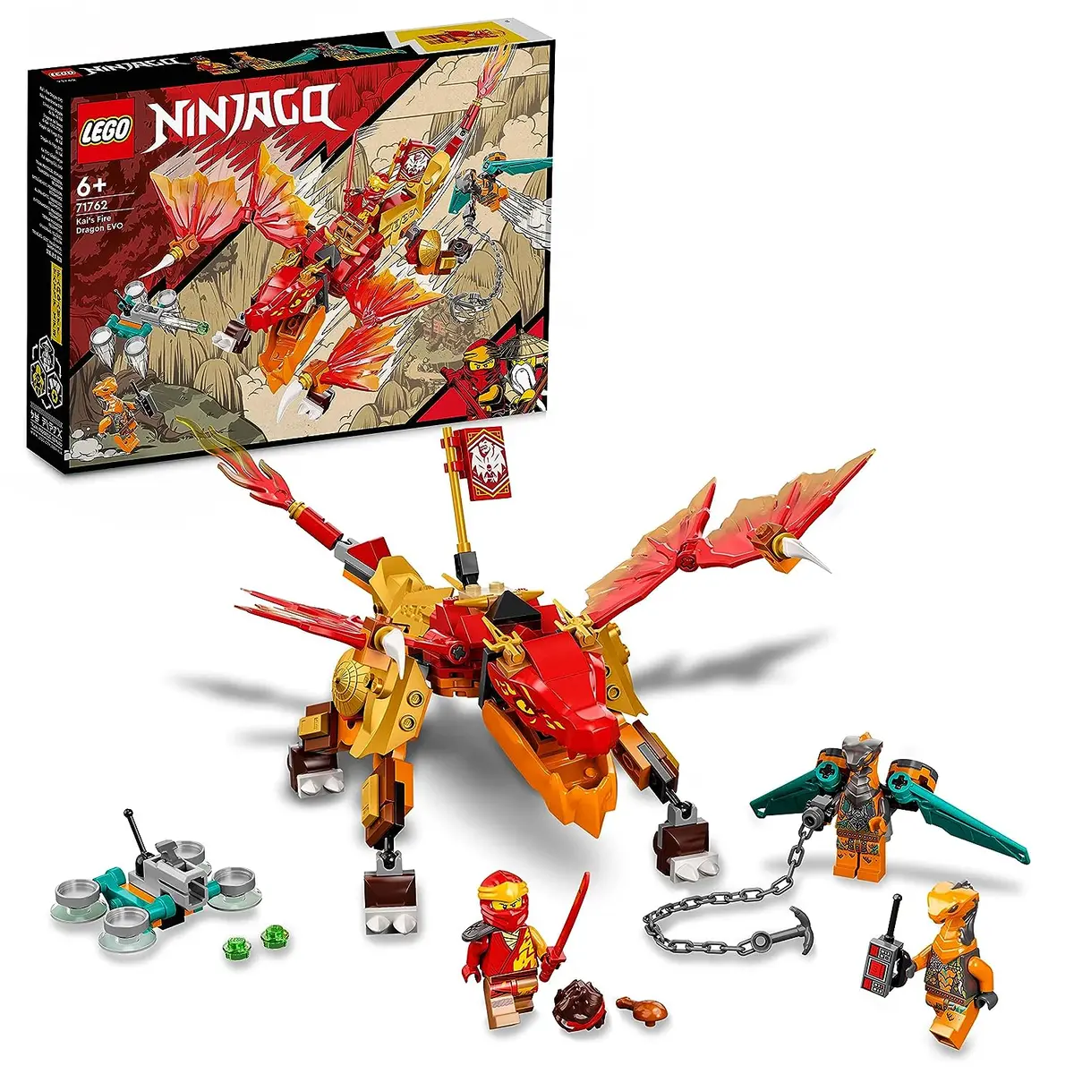 Lego Ninjago Kai’S Fire Dragon Evo Building Kit For Ages 6+ 1