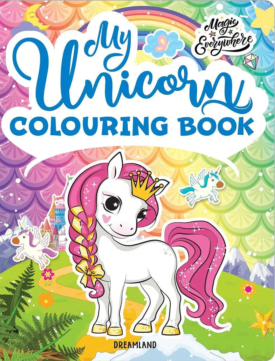 My Unicorn Colouring Book - A Drawing & Activity Book For Kids Ages 2+ (English) 1