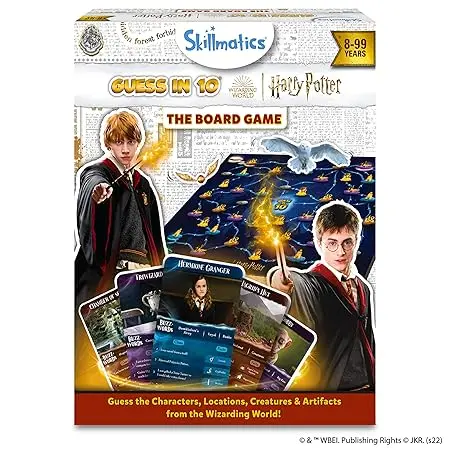 Skillmatics Harry Potter Board Game - Guess In 10, Gifts For 8 Year Olds 1