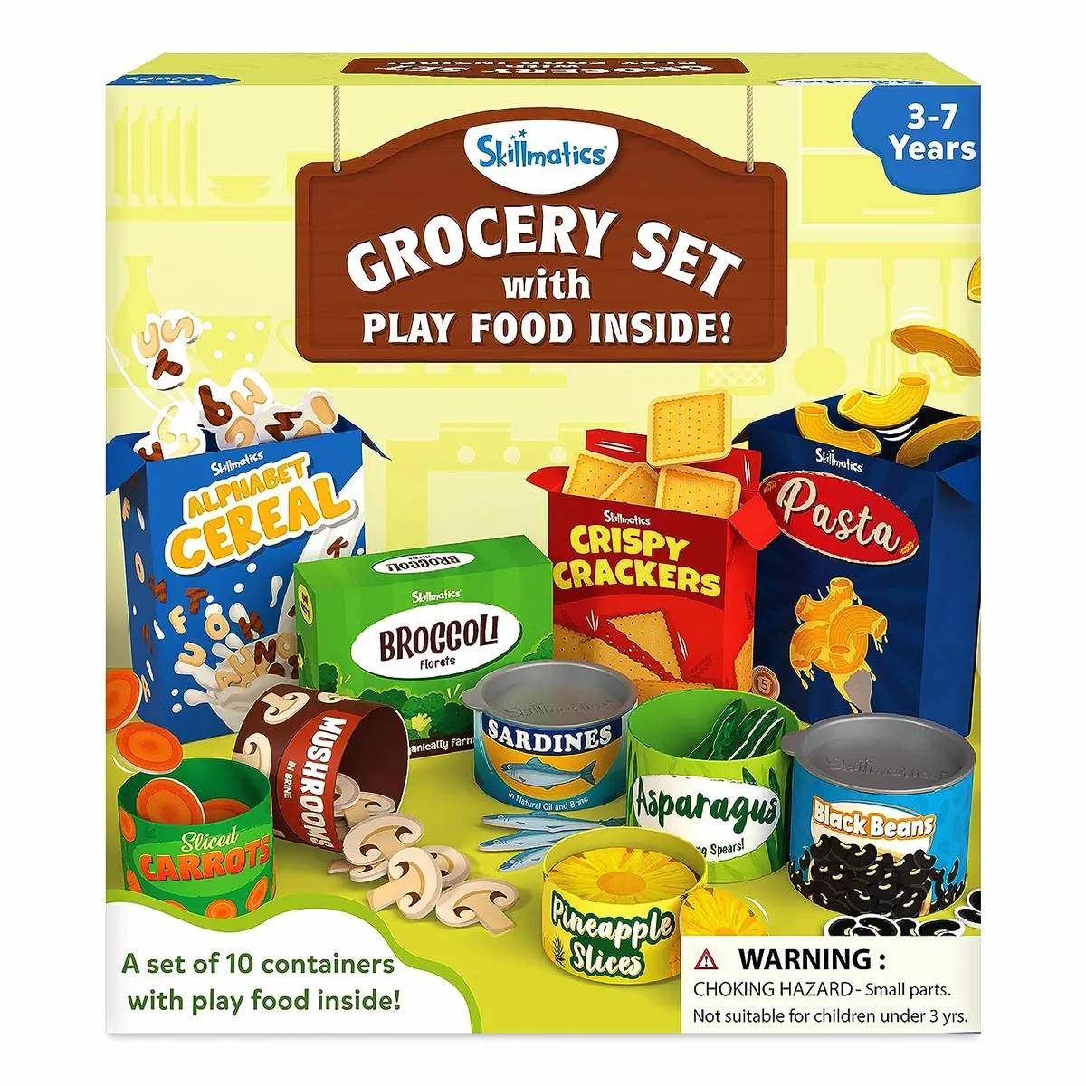 Skillmatics Grocery Set Play Food Inside Pretend Play Toys For Kids Kitchen Set For Kids Ages 3 & Up 1