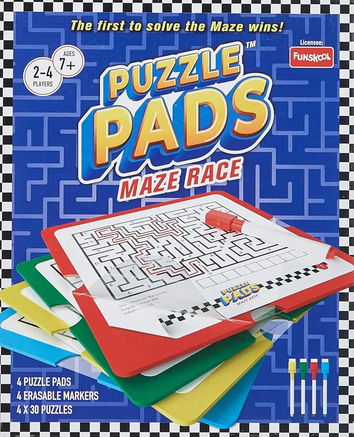 Funskool Games Puzzlepads Maze Word Game 2 To 4 Players For Adults, Kids And Family Ages 7+ 1