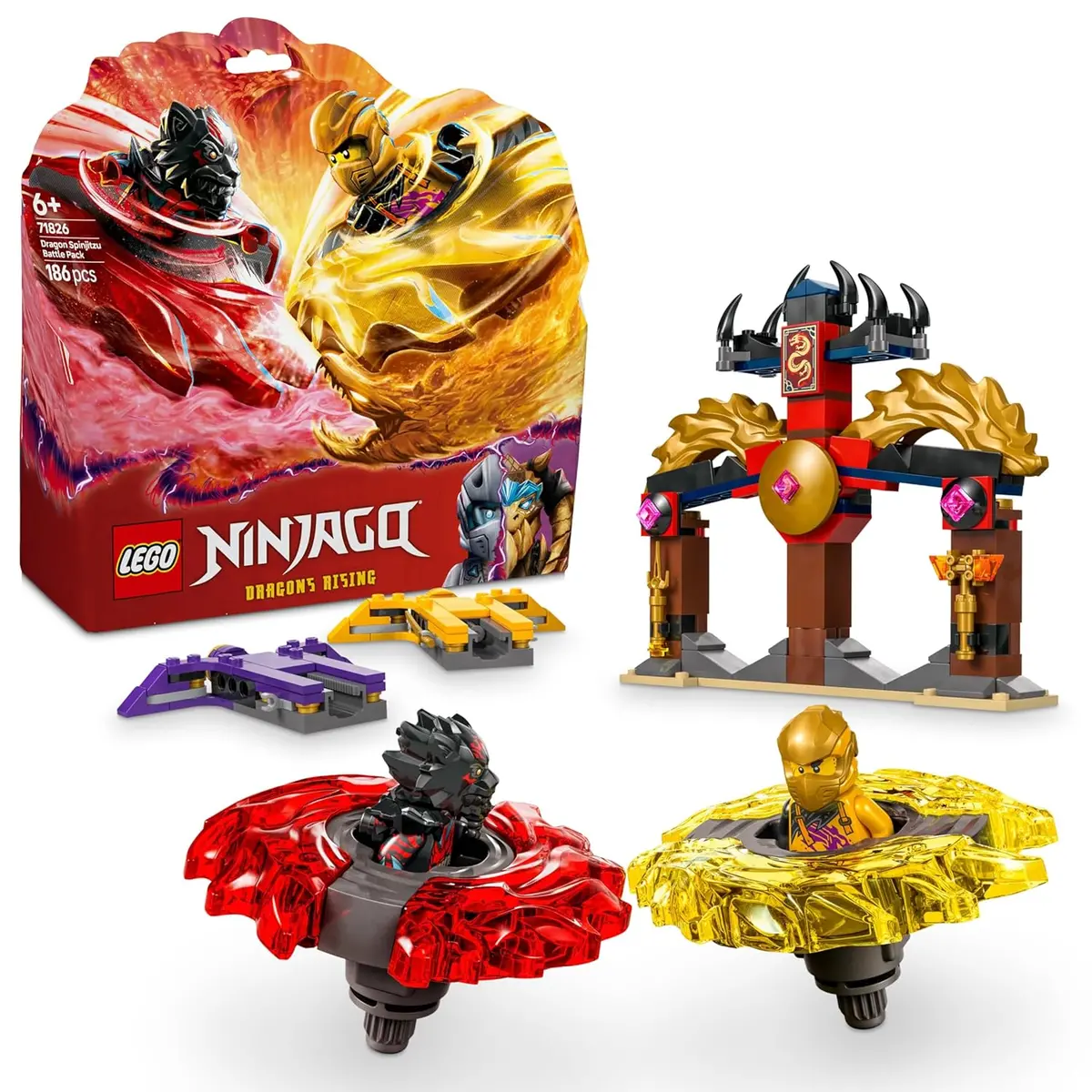 Lego Ninjago Dragon Spinjitzu Battle Pack Building Kit For Ages 6+ 1