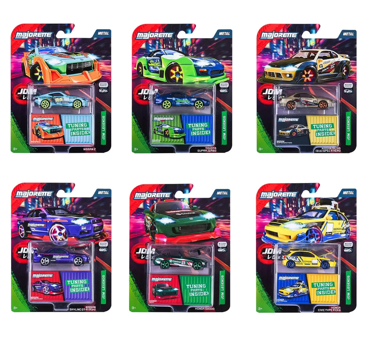 Majorette Auto Japan Series Deluxe - Metal Toy Car With Collection Box & Opening Parts For Kids & Collectors Styles & Design May Vary - Only 1 Model Included 2