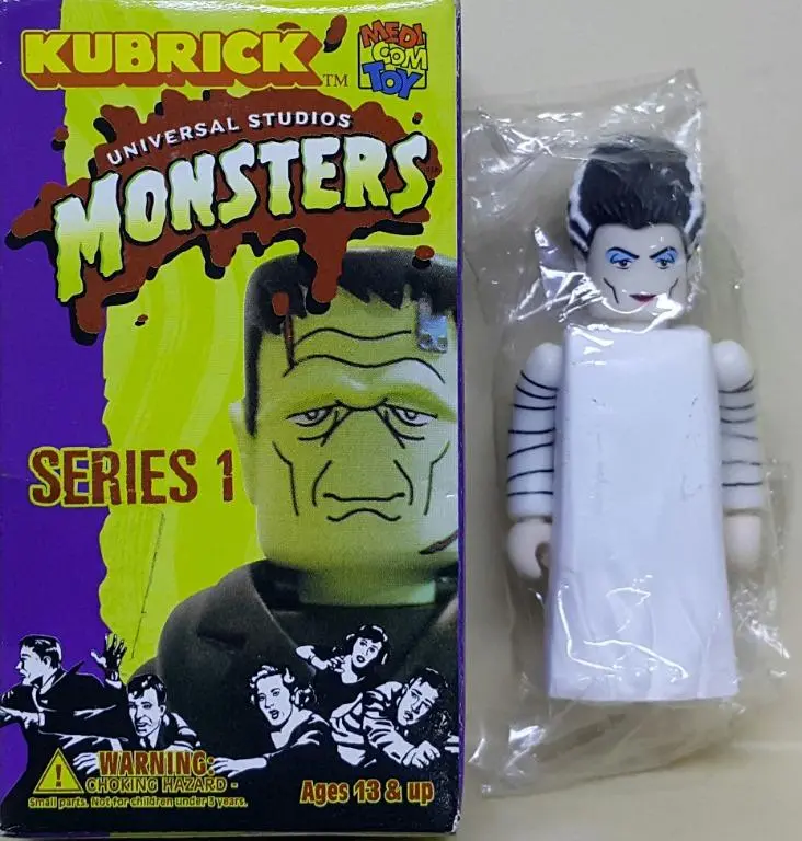 Medicom 17083 環球影業 怪物 第一彈 科學怪人的新娘 Kubrick Medkub083 Universal Studios Monsters Series 1 The Bride Of Frankenstein (Buy-Spk) L 1