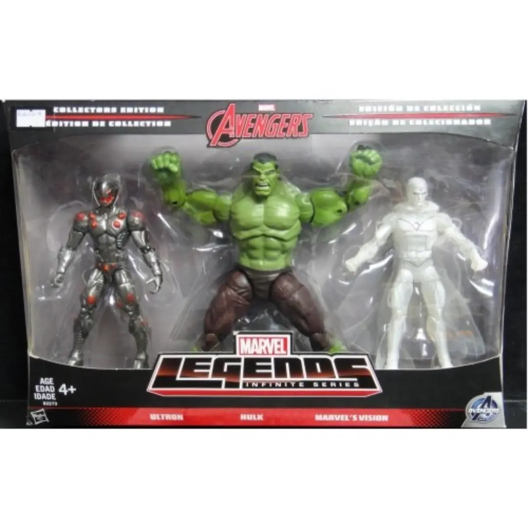 Hasbro 33620 漫威 復仇者聯盟 珍藏版 漫威傳奇 無限系列 奧創 變形俠醫 幻視 Marvel Avengers Collectors Edition Marvel Legends Infinite Series Ultron Hulk Marvel's Vision (Piu/Kw217h-99) L 1