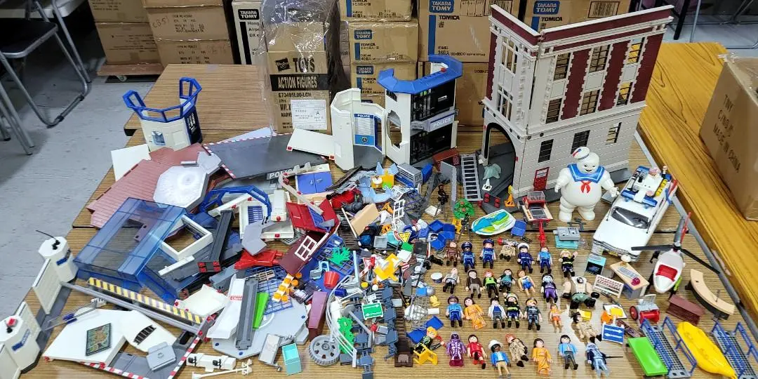 Playmobil Ghostbusters捉鬼敢死隊 Police Station警察局 等等 棉花鬼 Lot 1
