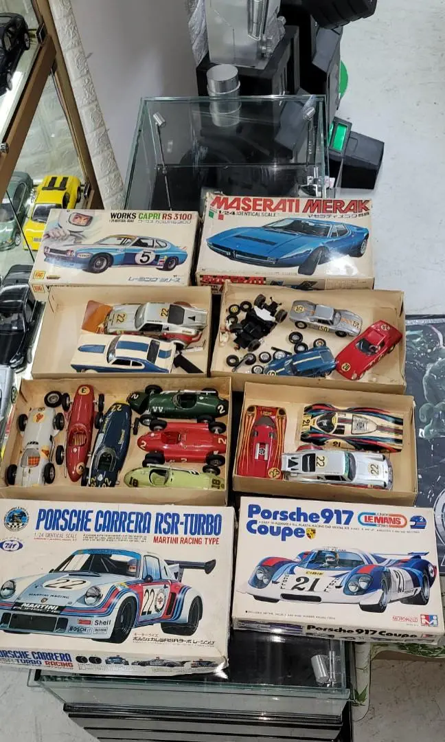 古董模型車已砌二手日本製otaki Marui Lot    英國製臘腸車 1