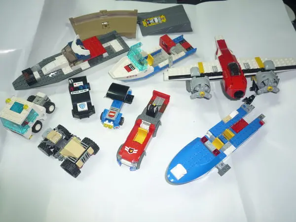 Lego Lot 散件 配件 交通工具 船 飛機 車 (Piu455) B31332007 1
