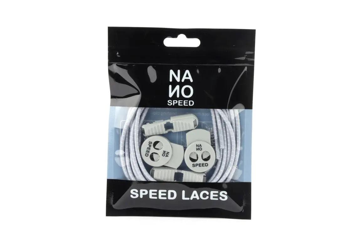 Nano Speed Laces Grey 1