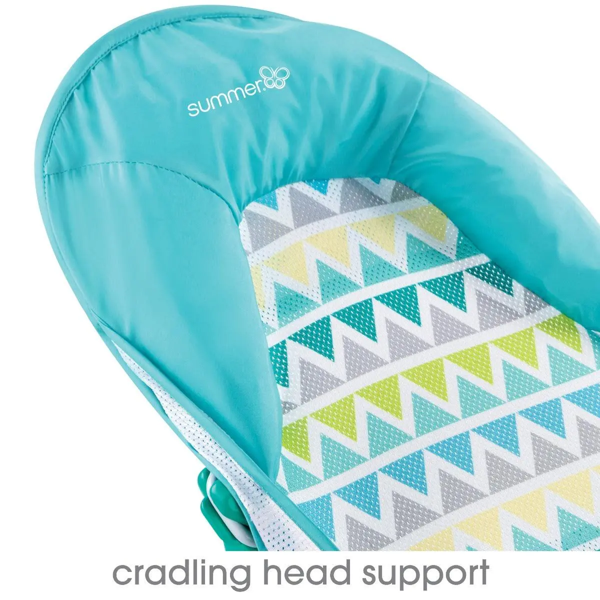Summer Infant Deluxe Baby Bather Triangles Stripes - Bather For Ages 0-12 Months 2