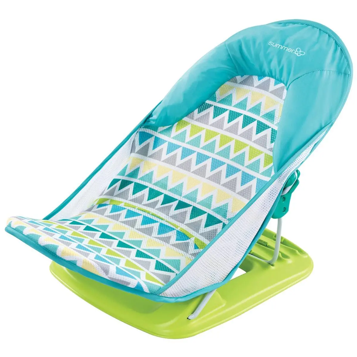 Summer Infant Deluxe Baby Bather Triangles Stripes - Bather For Ages 0-12 Months 1