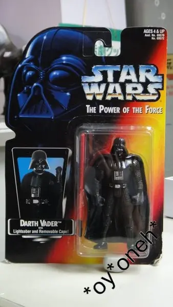 Kenner 星球大戰 黑武士 Star Wars Power Of The Force Darth Vader With Lightsaber And Removable Cape (Wkg-69572) 1138551436 1