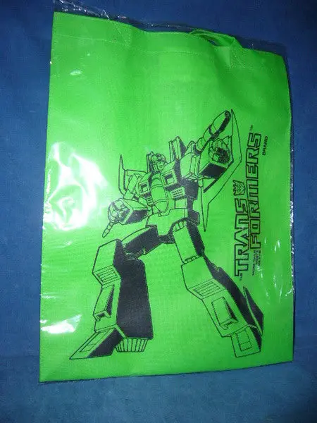 Hasbro 變形金剛 星星叫 綠色環保購物袋 Transformers Green Color Starscream Shopping Bag 59010 (Piu-8) 1120095582 1