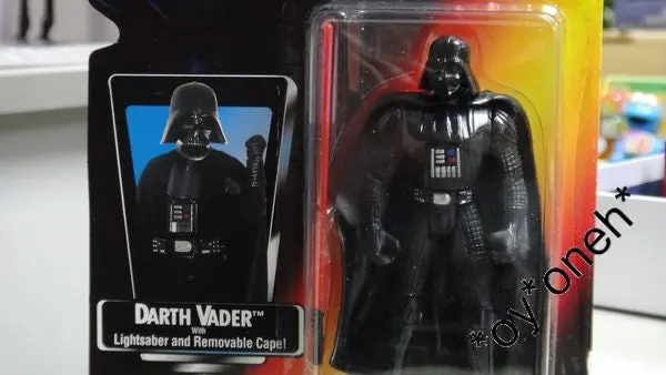 Kenner 星球大戰 黑武士 Star Wars Power Of The Force Darth Vader With Lightsaber And Removable Cape (Wkg-69572) 1138551436 2