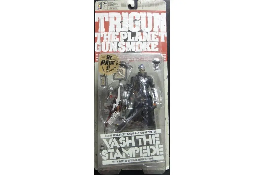 Kaiyodo 51078 槍神 人間颱風 威席史坦畢特 黑版 Trigun Vash Stampede Toy Tribe Sinister Black Version (Piu-20店/Sa) 特價發售 L 1