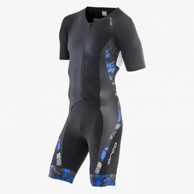 Mens 226 Short Sleeve Race Suit Bk-Bl 1