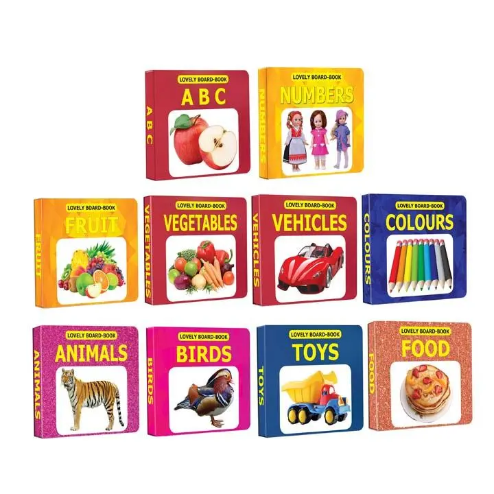 Dreamland Lovely Board Books Gift Pack - An Early Learning Book For Kids - Pack Of 10 Books(English) 1