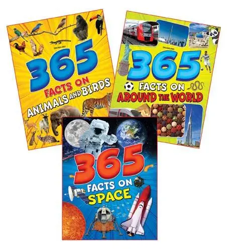 Dreamland 365 Facts Series - A Reference Book For Kids - Set Of 3 Books(English) 1