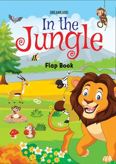 Dreamland Flap Book- In The Jungle - An Interactive & Activity Book For Kids (English) 1