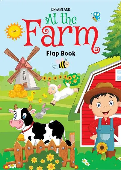 Dreamland Flap Book- At The Farm - An Interactive & Activity Book For Kids (English) 1