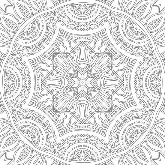 Dreamland Refreshing Mandala Colouring Book - A Drawing Painting & Colouring Book For Adults - Pack Of 5 Titles(English) 2
