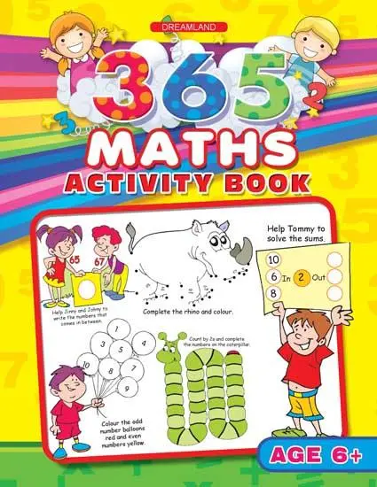 Dreamland 365 Math Activity - An Interactive & Activity Book For Kids (English) 1
