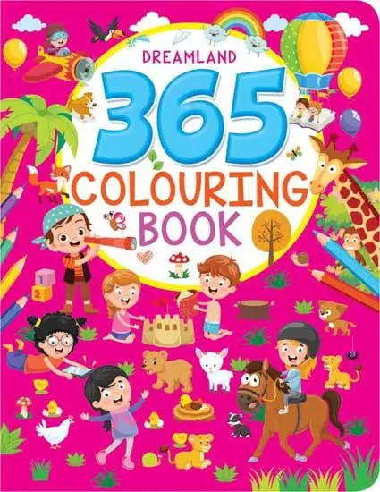 Dreamland 365 Colouring Book - A Drawing Painting & Colouring Book For Kids (English) 1
