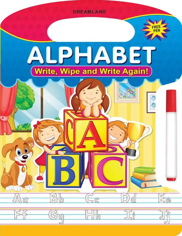 Dreamland Write And Wipe Book - Alphabets - An Early Learning Book For Kids (English) 1