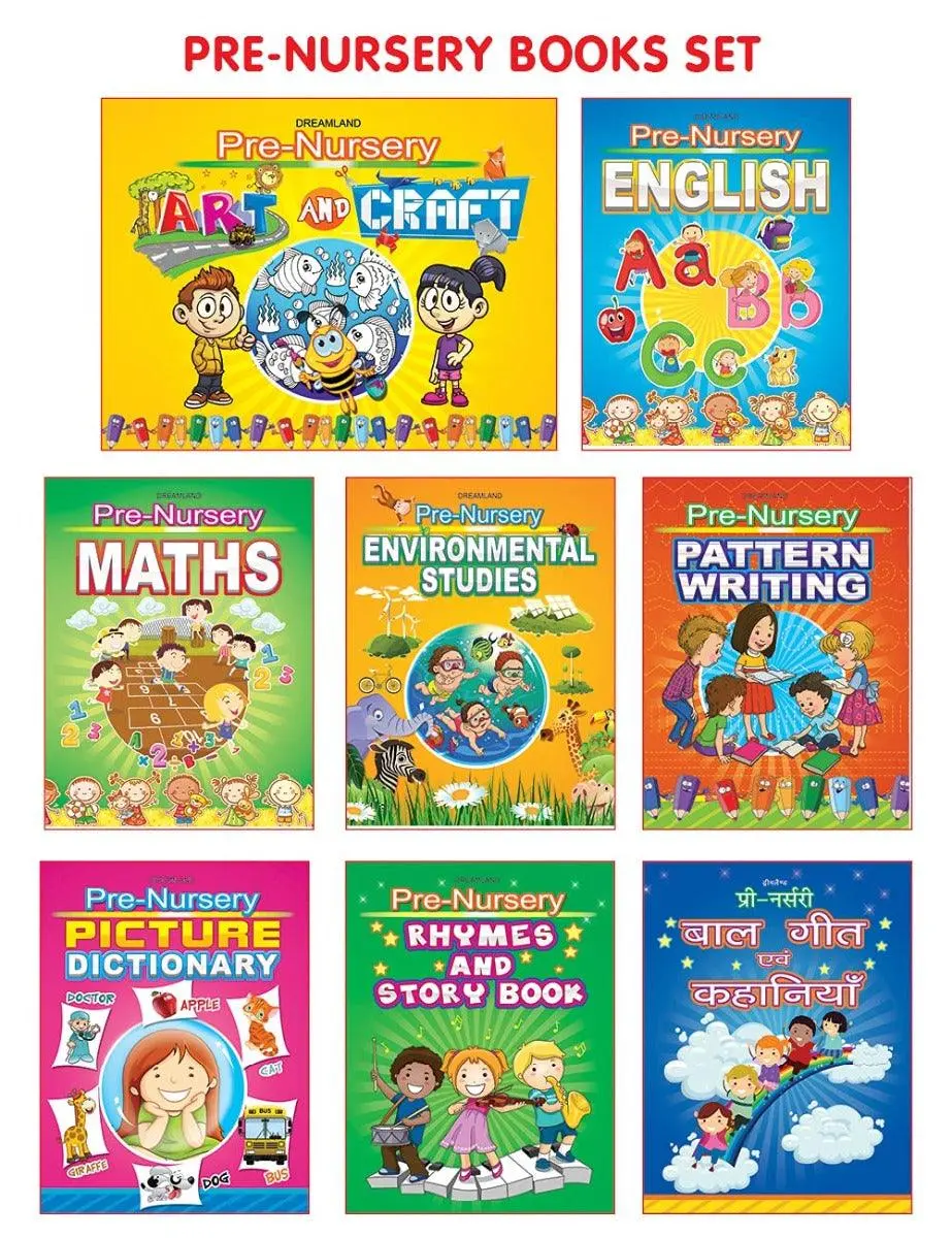 Dreamland My Complete Kit Of Pre-Nursery Books - An Early Learning Book For Kids - Set Of 8 Books(English) 1