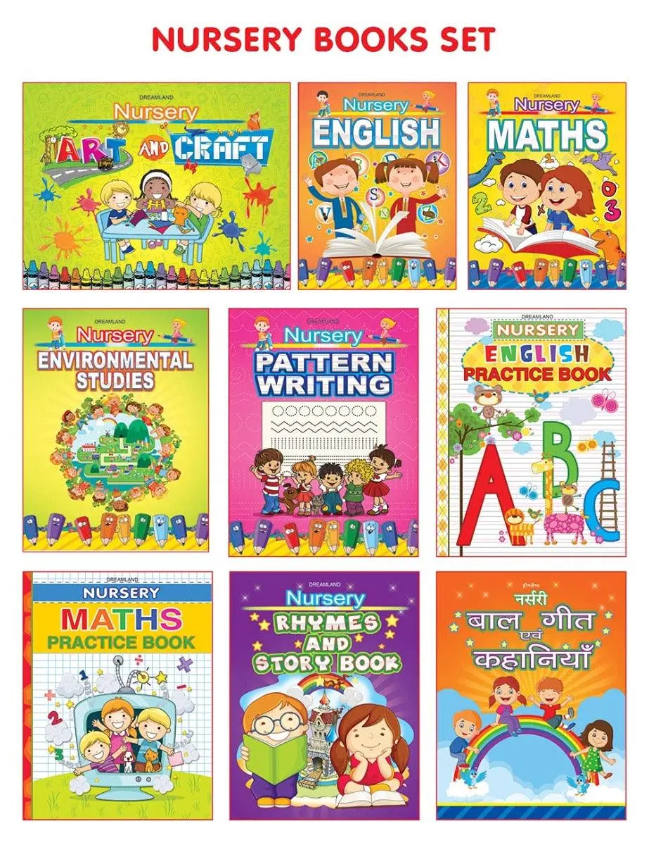 Dreamland My Complete Kit Of Nursery Books - An Early Learning Book For Kids - Set Of 9 Books(English) 1