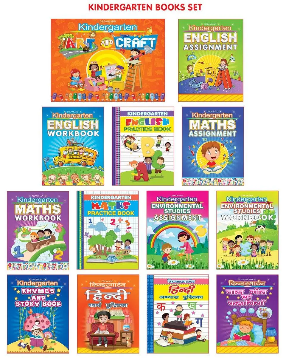 Dreamland My Complete Kit Of Kindergarten Books - An Early Learning Book For Kids - Set Of 13 Books(English) 1