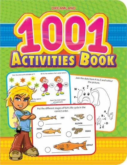 Dreamland 1001 Activities Book - An Interactive & Activity Book For Kids (English) 1