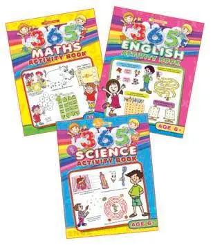 Dreamland 365 Activity Books - An Interactive & Activity Book For Kids - Pack Of 3 Books (English) 1