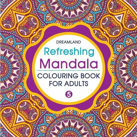 Dreamland Refreshing Mandala 5 Colouring Book - A Drawing Painting & Colouring Book For Adults (English) 1