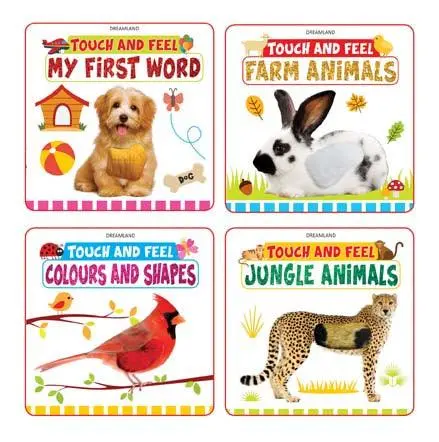 Dreamland Touch And Feel Series - A Picture Book For Kids - Set Of 4 Titles(English) 1