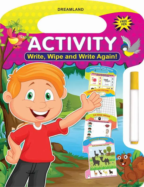 Dreamland Write And Wipe Book - Activity - An Early Learning Book For Kids (English) 1