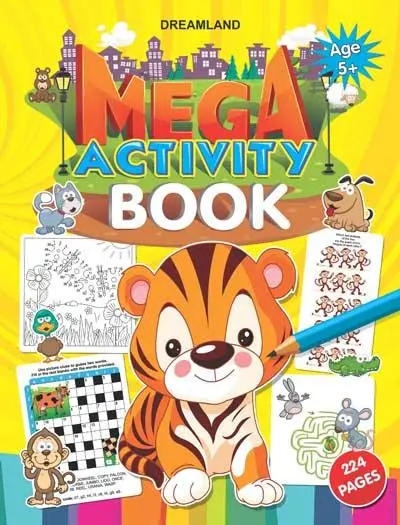 Dreamland Mega Activity Book - An Interactive & Activity Book For Kids (English) 1