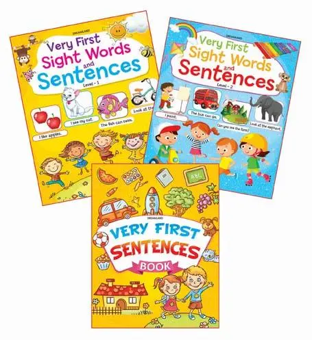 Dreamland Very First Sentence Books - An Early Learning Book For Kids - Set Of 3 Titles(English) 1